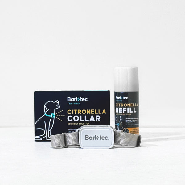 Barktec Rechargeable Citronella Spray Bark Collar with Refill