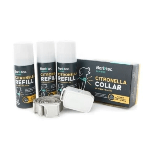 Barktec Rechargeable Citronella Spray Collar Bundle