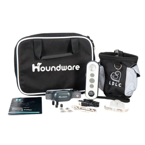 Houndware HW777 Combo: Comprehensive Dog Training Set with Whistle and Treat Bag
